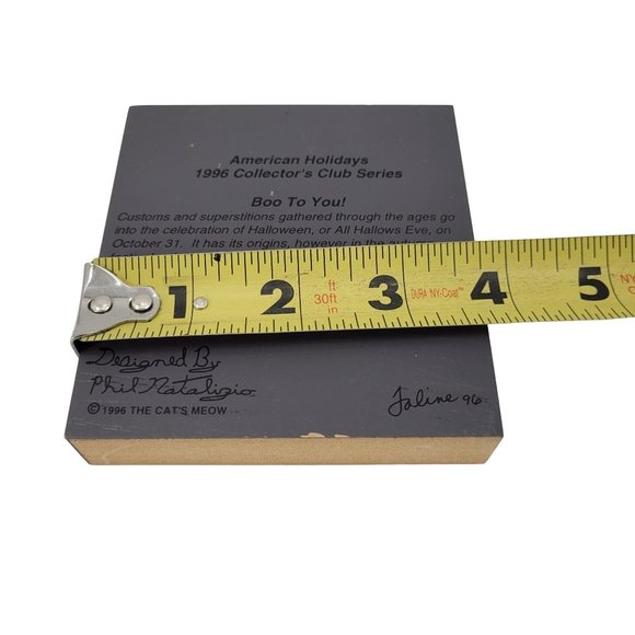 Cat's Meow Village Boo To You American Holidays Collector’s Club Series - Picture 4 of 4